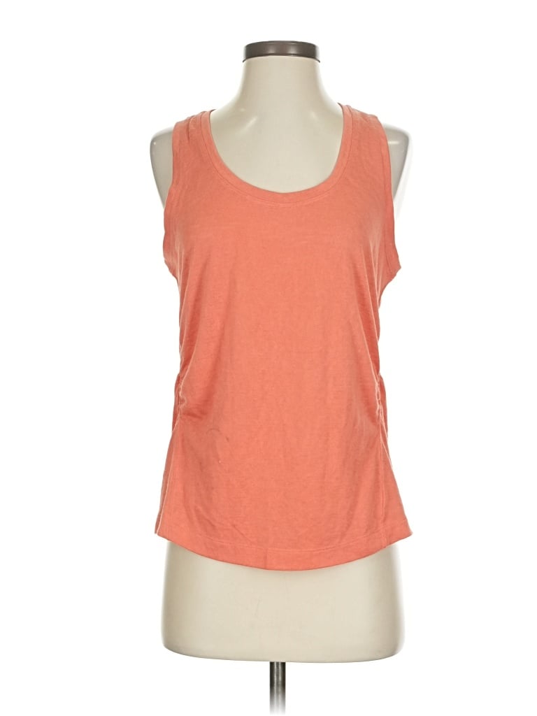 Pre-owned Athleta Sleeveless T-shirt In Orange