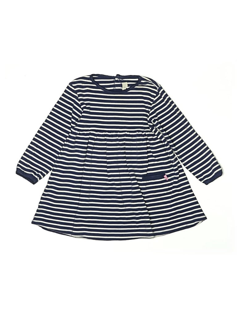 Pre-owned Jojo Maman Bébé Kids' Dress In Blue