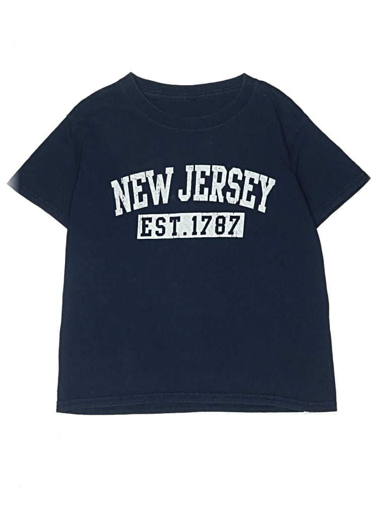 Pre-owned Unbranded Kids' Short Sleeve T-shirt In Blue