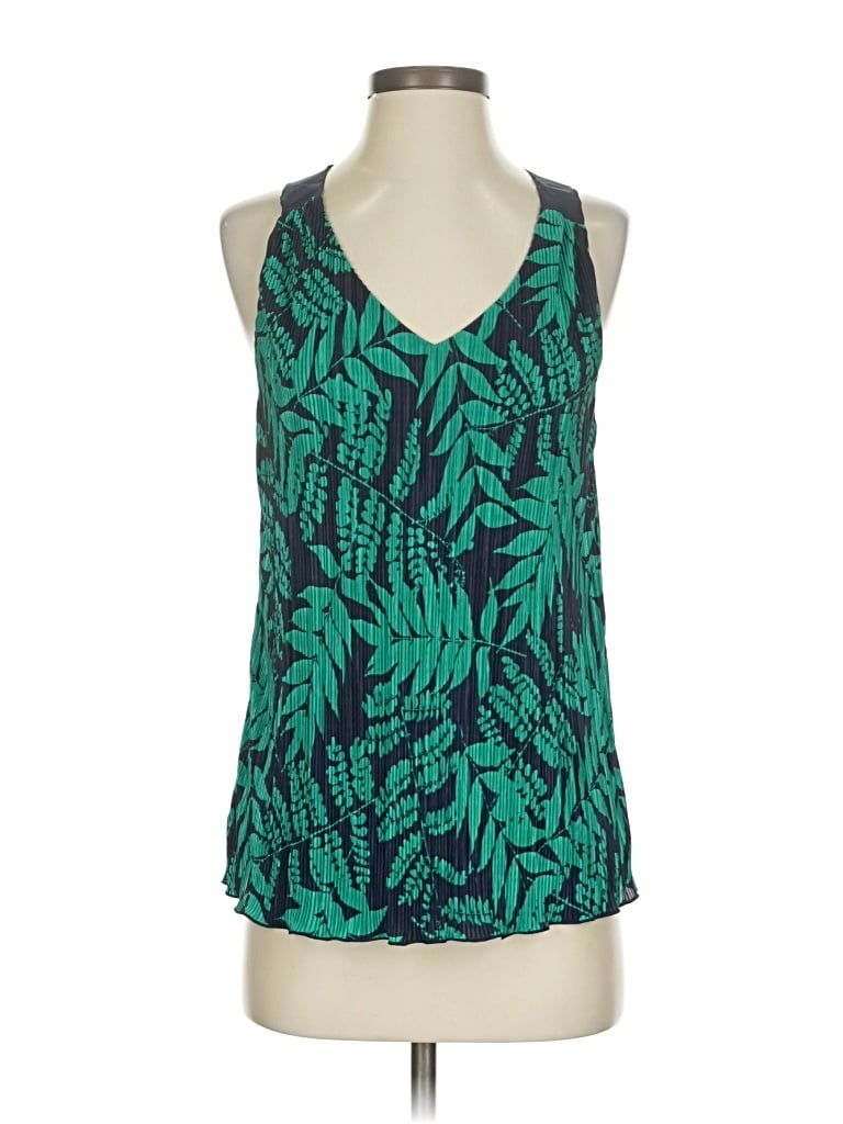 Pre-owned Banana Republic Sleeveless Blouse In Blue