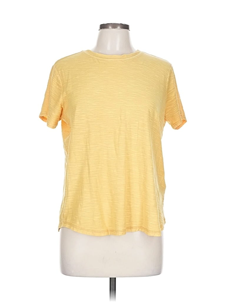 Pre-owned Pilcro Short Sleeve T-shirt In Yellow