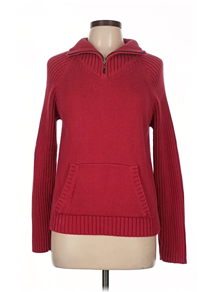 Pre-owned Relativity Pullover Sweater In Red