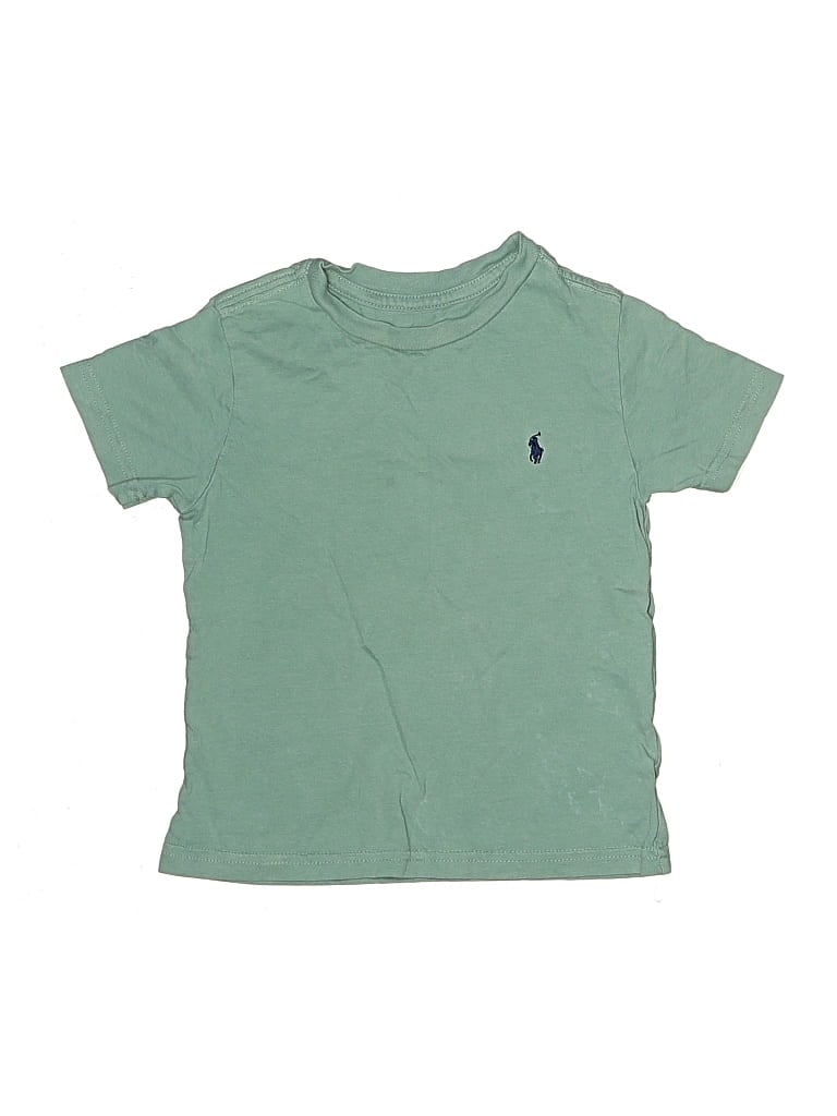 Pre-owned Polo By Ralph Lauren Kids' Short Sleeve T-shirt In Green