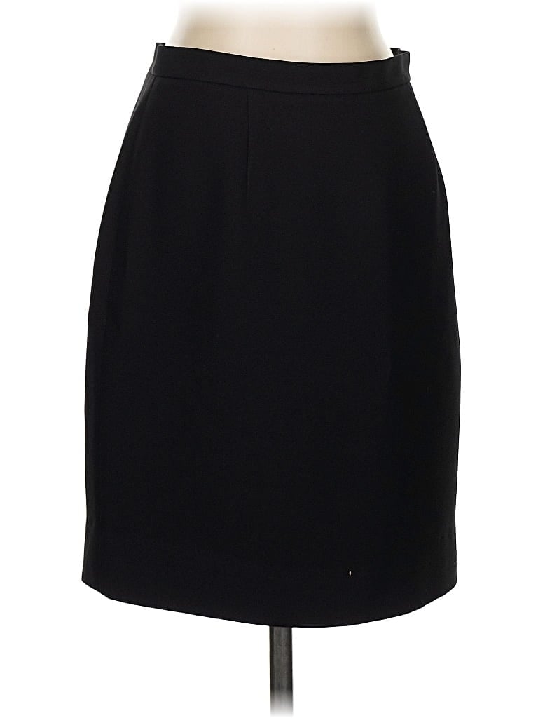 Pre-owned Petite Sophisticate Formal Skirt In Black