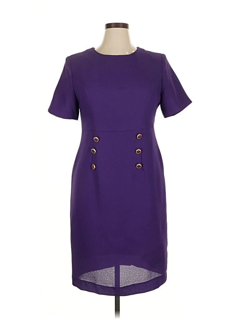 Pre-owned Stephanie Andrews Casual Dress In Purple