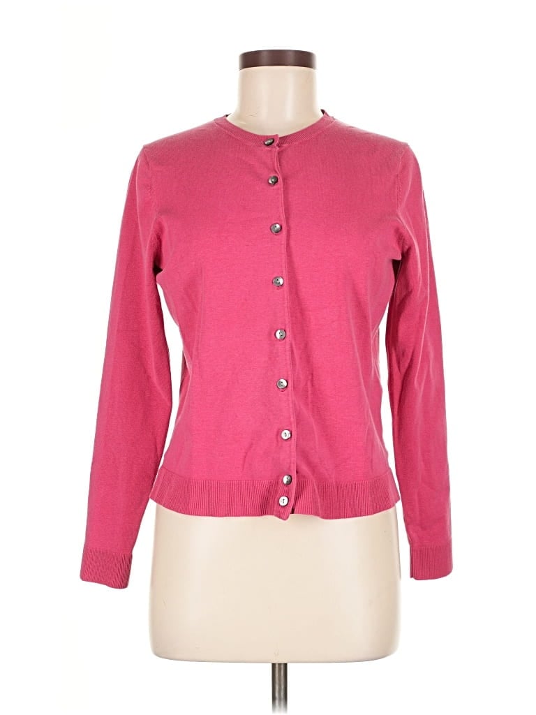 Pre-owned Charter Club Long Sleeve Top Pink Sweetheart Neckline Tops