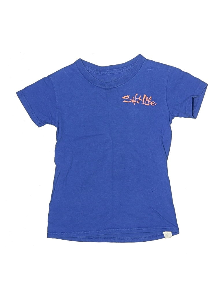 Pre-owned Unbranded Kids' Short Sleeve T-shirt In Blue