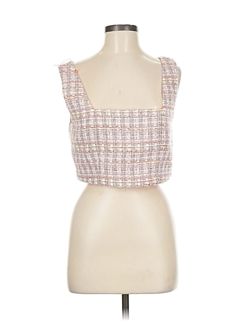 Pre-owned House Of Harlow 1960 Sleeveless Blouse In Pink