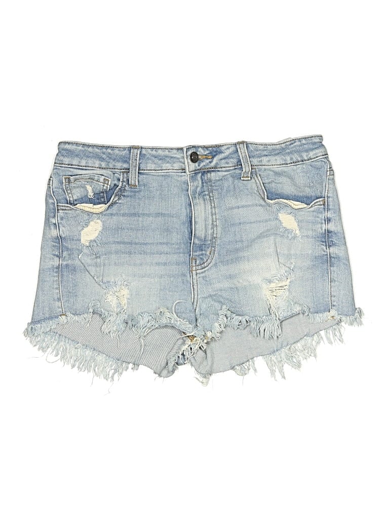 Pre-owned Studio Blue Denim Shorts In Blue