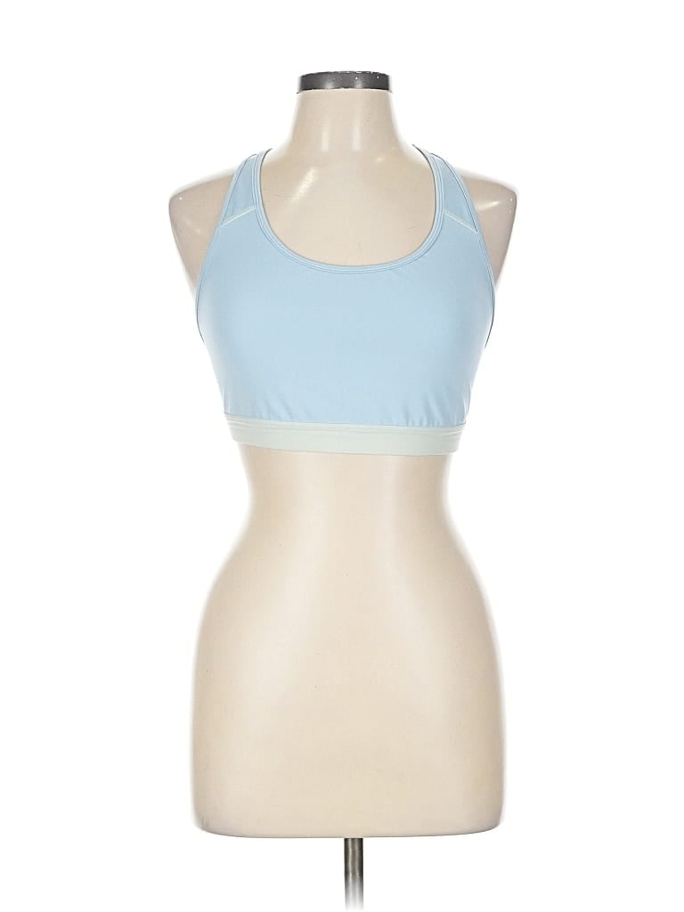 Pre-owned Fp Movement Tank Top Blue Halter Neckline Tops