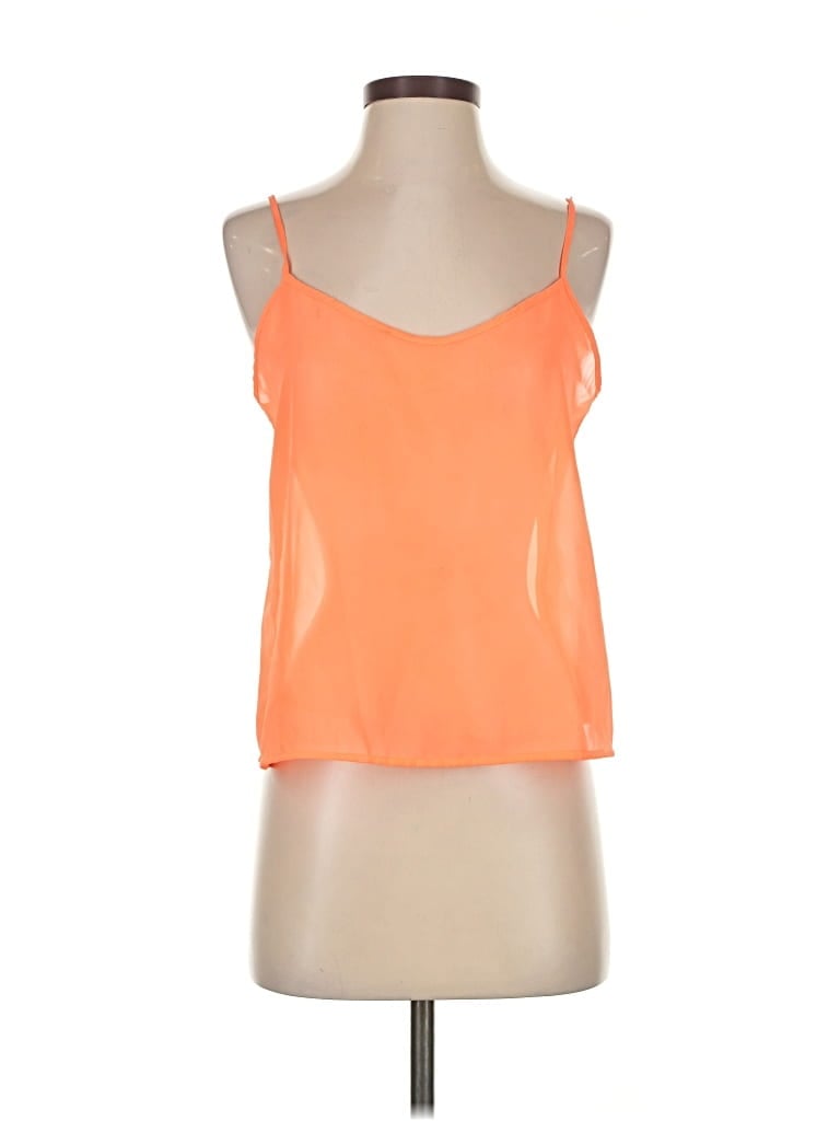 Pre-owned American Apparel Sleeveless Blouse In Orange