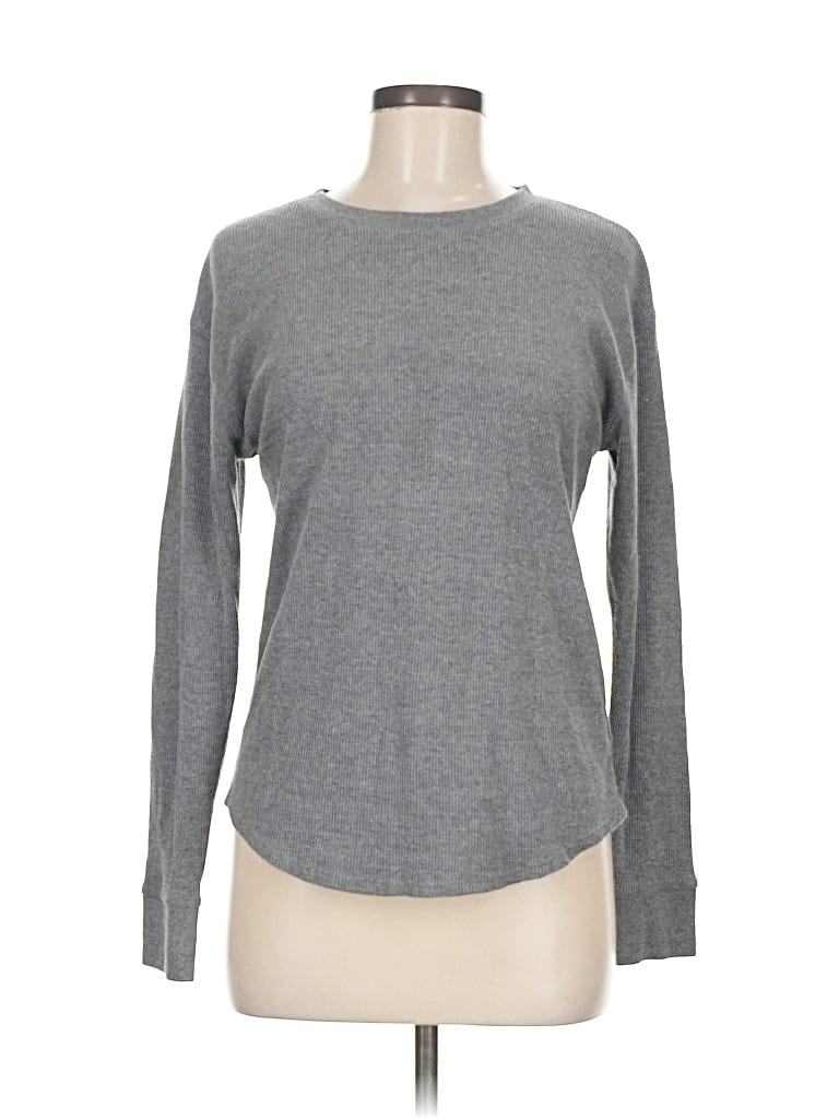 Pre-owned Time And Tru Pullover Sweater In Gray