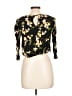 oasis 100% Viscose Black 3/4 Sleeve Blouse Size 10 - photo 2