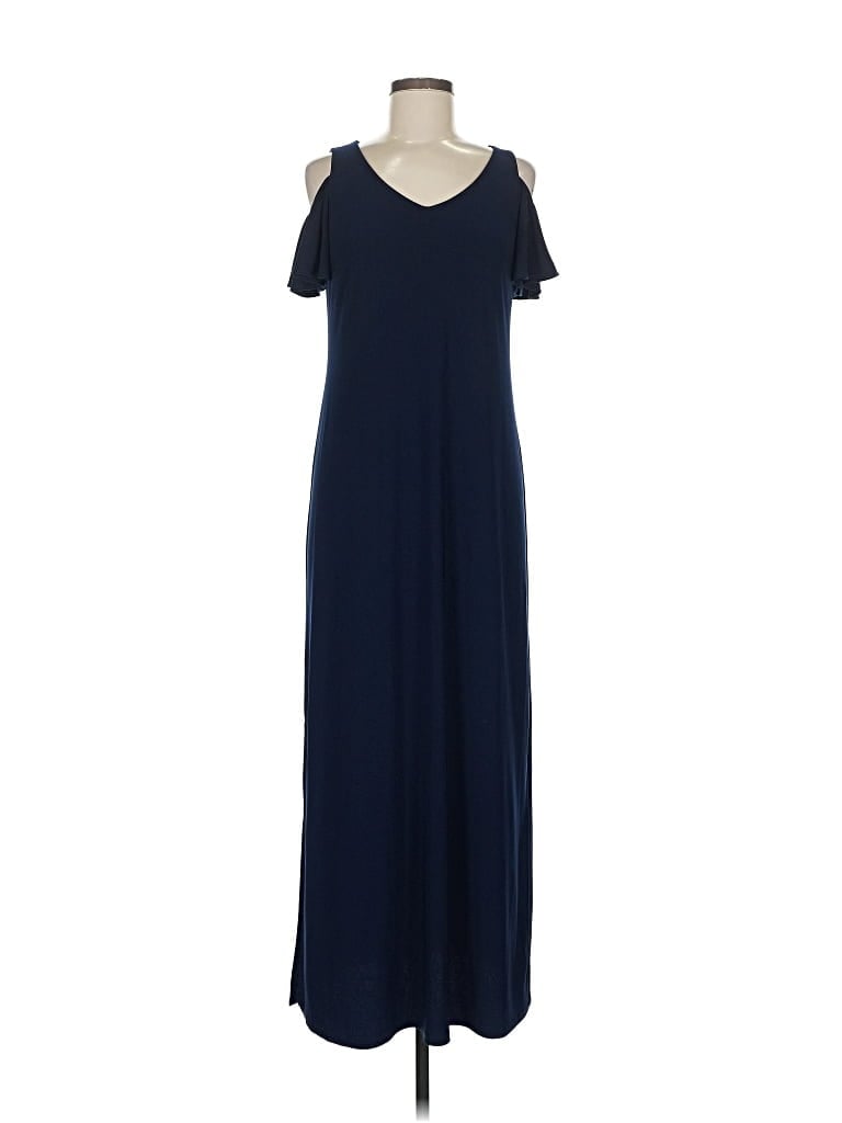 Pre-owned Msk Casual Dress In Blue