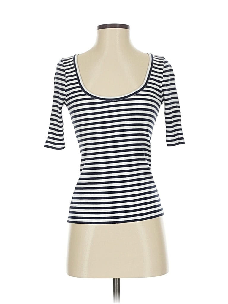 Pre-owned Faherty 3/4 Sleeve T-shirt In White