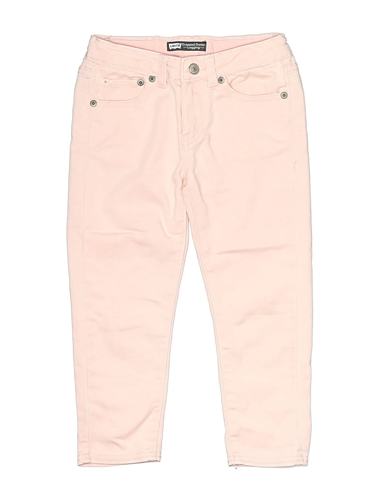 Pre-owned Levi's Kids'  Jeans In Pink
