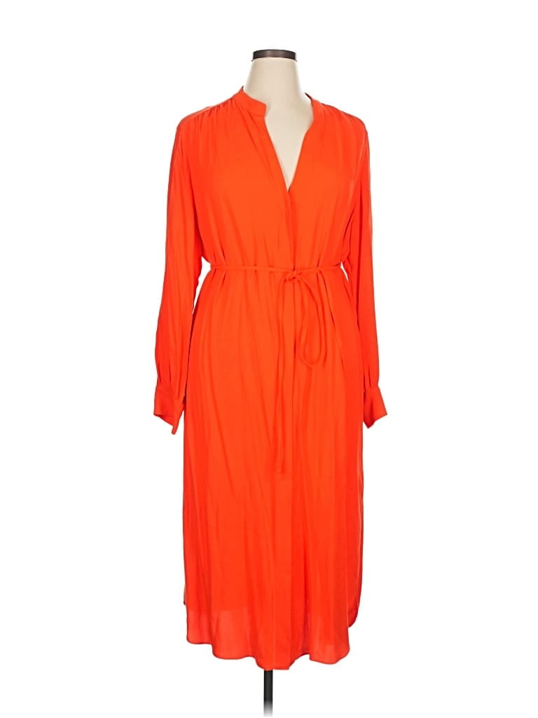 Pre-owned Boss By Hugo Boss Casual Dress In Orange