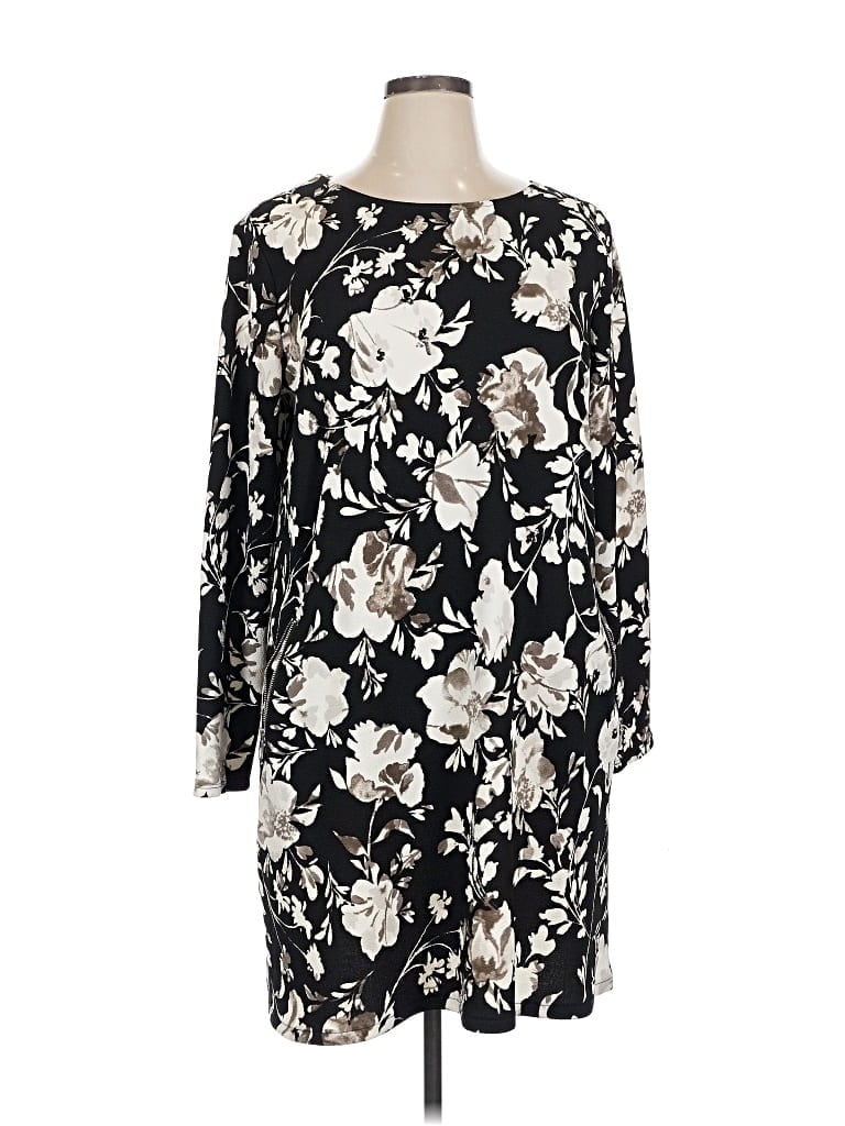 Pre-owned Apt. 9 Casual Dress In Black