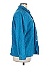 Chico's 100% Polyester Teal Long Sleeve Blouse Size XL (3) - photo 4