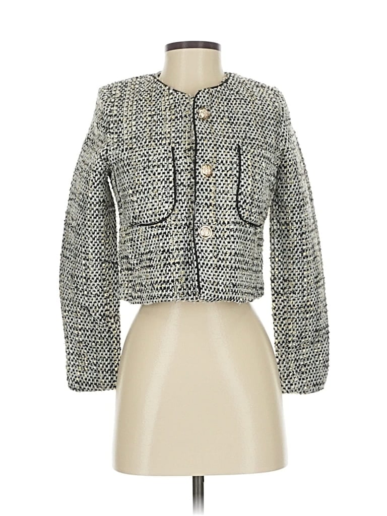 Pre-owned Assorted Brands Jacket In Gray