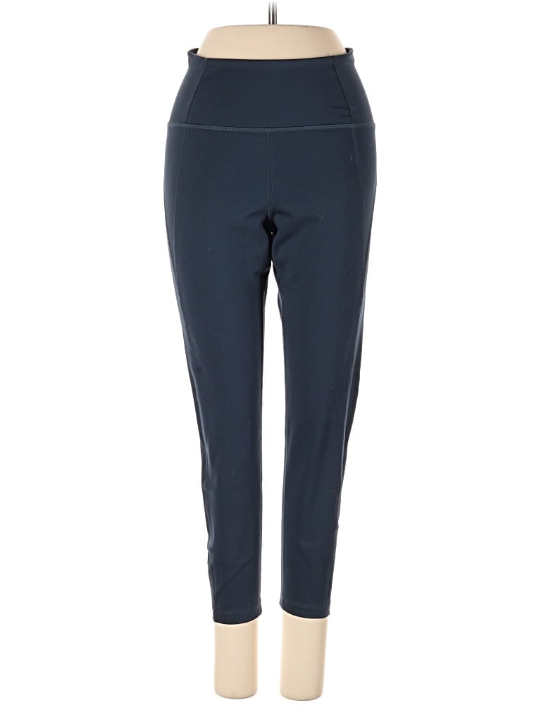 Pre-owned Girlfriend Collective Active Pants In Blue