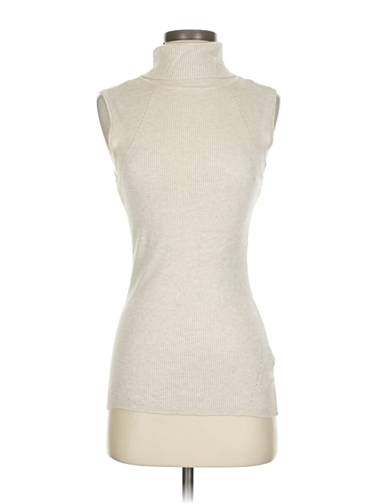 Pre-owned White House Black Market Sweater Vest In White