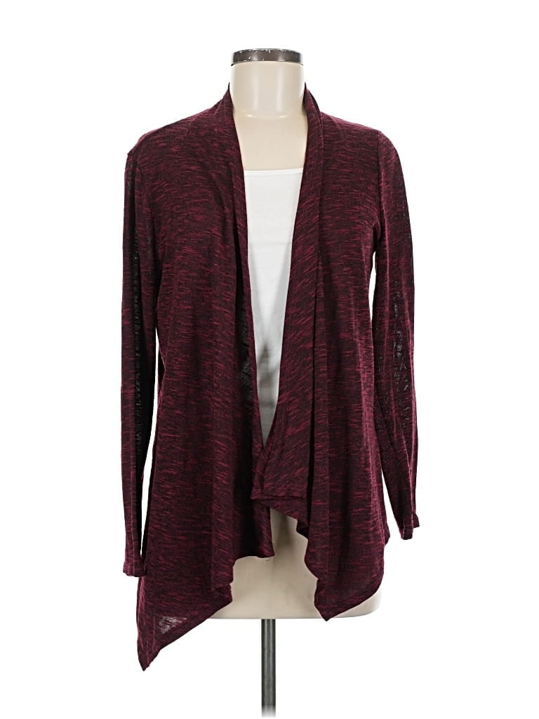 Pre-owned Cotton Emporium Kimono In Burgundy