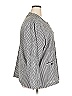 Norm Thompson Houndstooth Gray 3/4 Sleeve Blouse Size 3X - photo 4