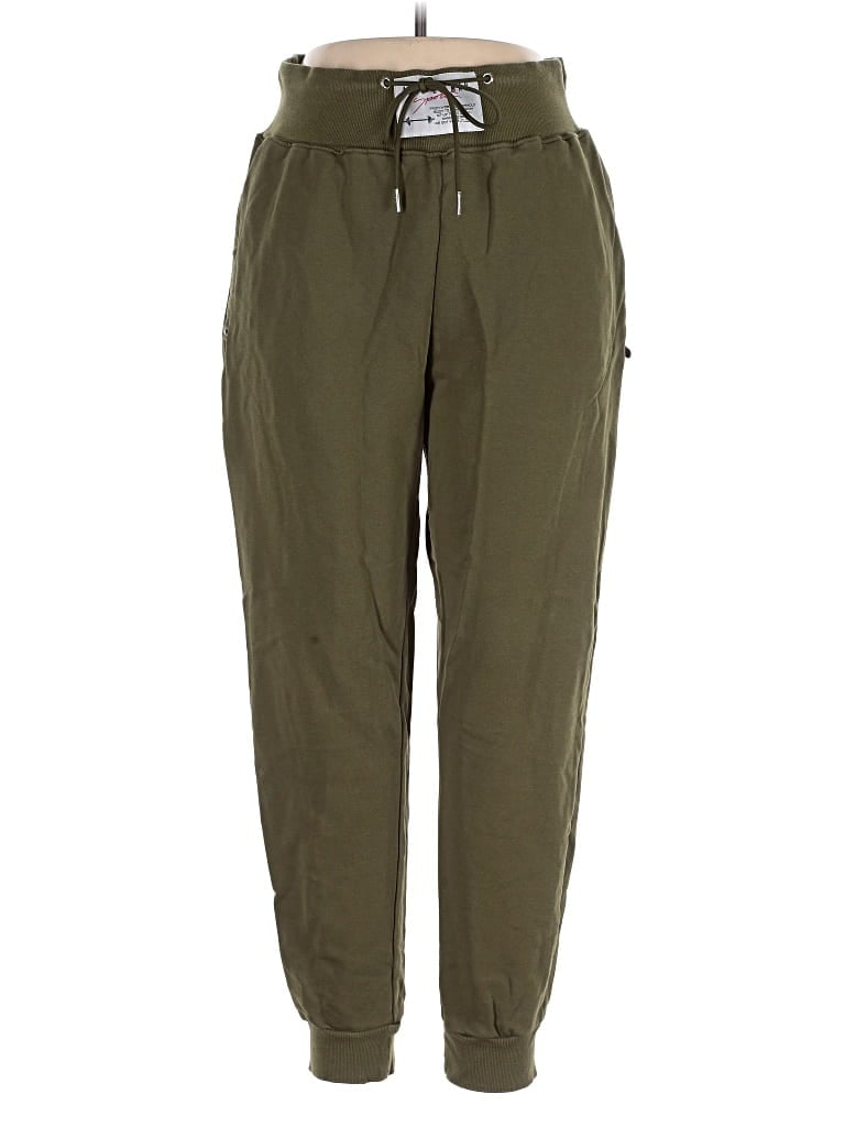 Pre-owned Adam Selman Sport Casual Pants In Green