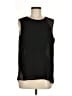 Tahari 100% Polyester Black Sleeveless Blouse Size M - photo 1