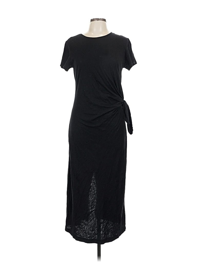 Pre-owned Velvet Casual Dress In Black