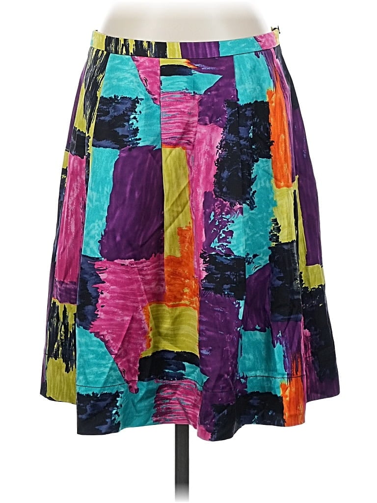 Pre-owned Trina Turk Silk Skirt In Purple