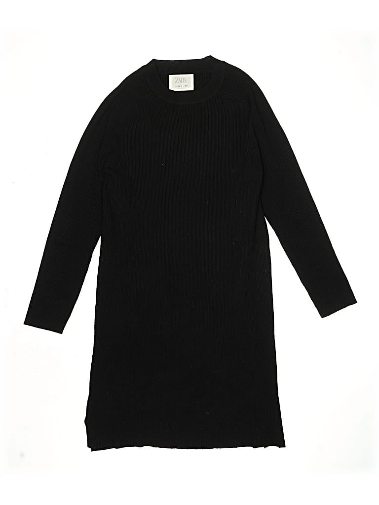 Pre-owned Zara Kids' Dress In Black