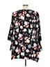 Larace Black 3/4 Sleeve Blouse Size 4X - photo 2