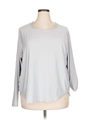 Active by Old Navy 3/4 Sleeve T-Shirt (view 1)