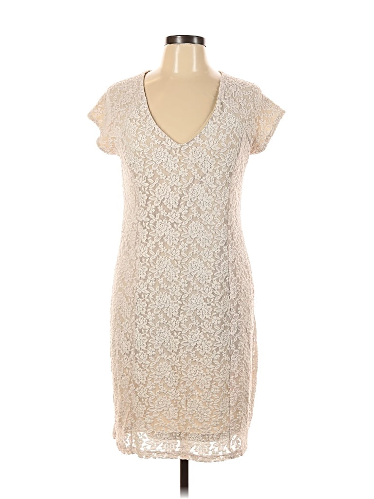 Pre-owned Jessica Simpson Casual Dress In White