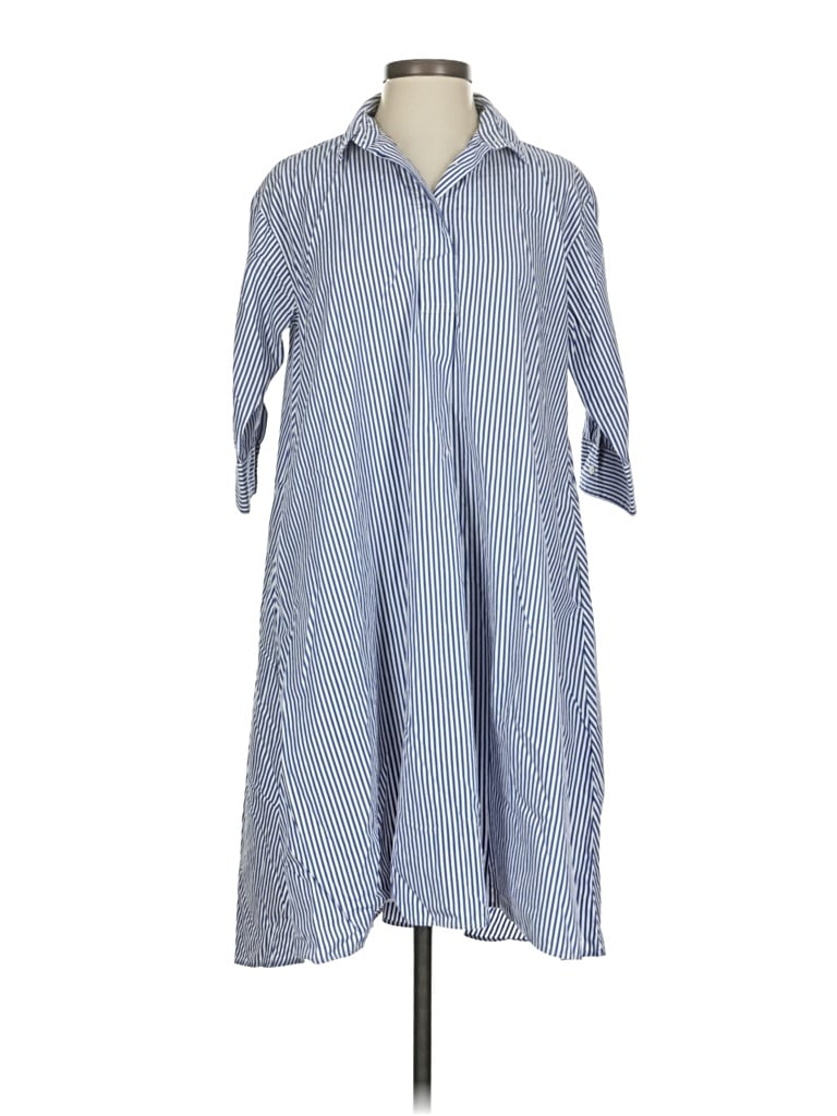 Pre-owned Uniqlo U Casual Dress In Blue