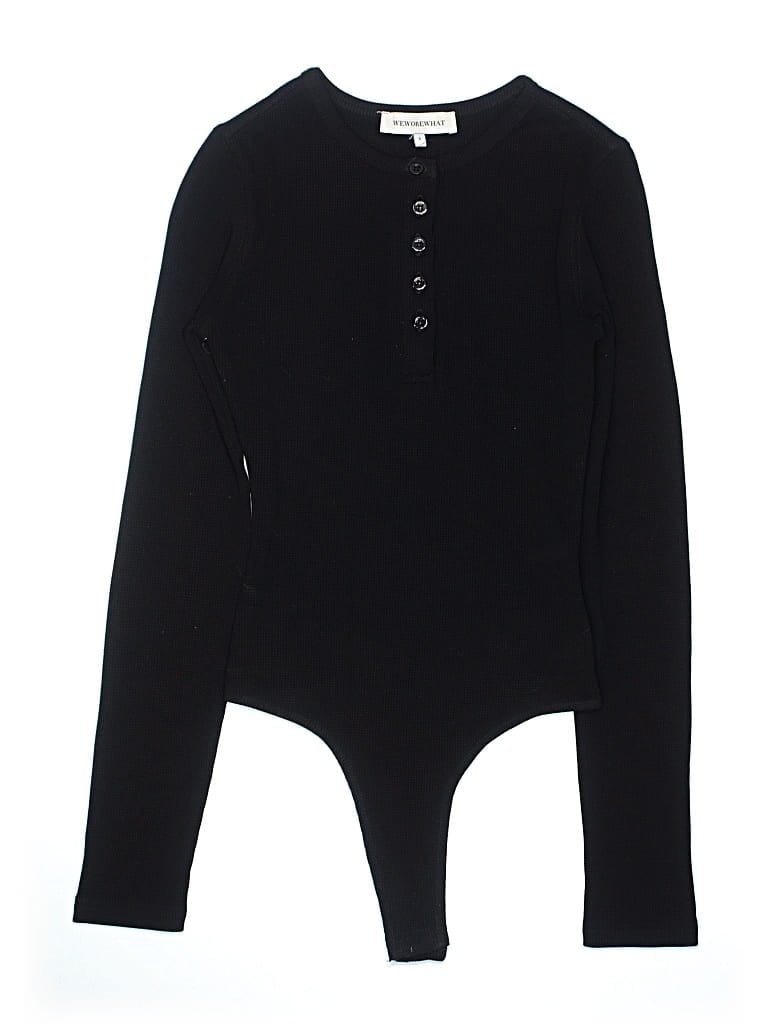 Pre-owned Weworewhat Bodysuit In Black