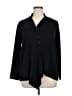 Blanque 100% Polyester Black 3/4 Sleeve Blouse Size M - photo 1