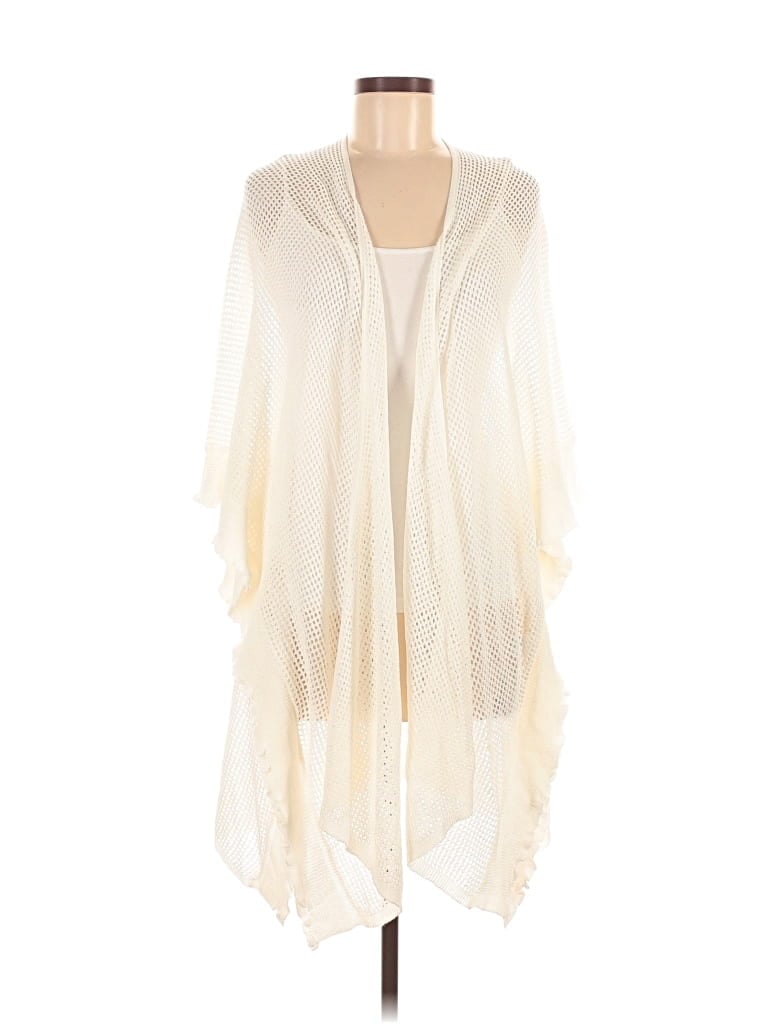 Pre-owned Surf Gypsy Swimsuit Cover Up In White
