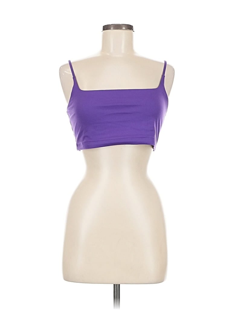 Pre-owned Wild Fable Tank Top Purple Strapless Neckline Tops
