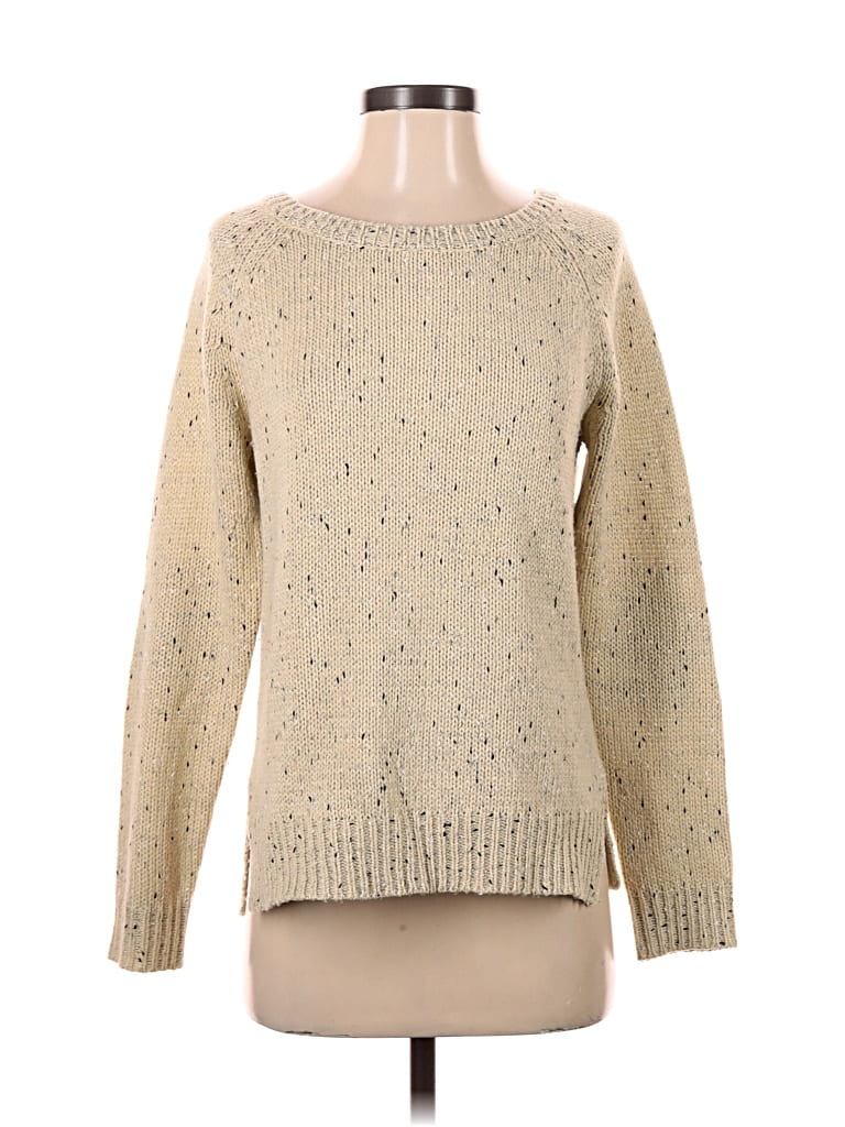 Pre-owned Market & Spruce Pullover Sweater In White