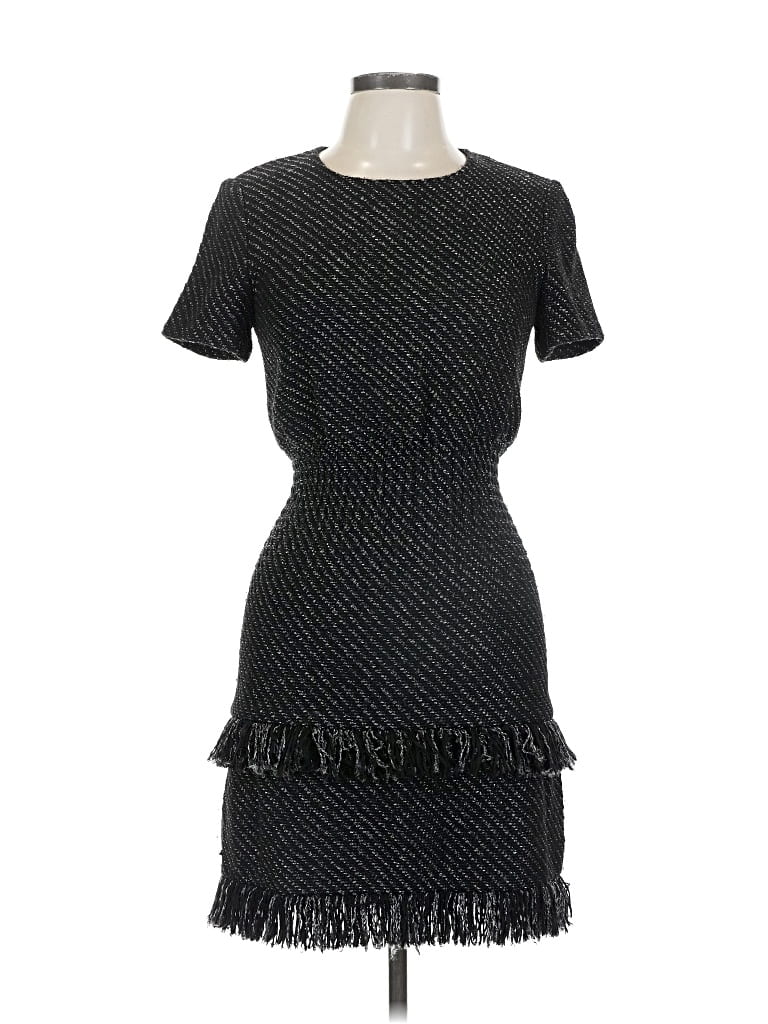 Pre-owned Maje Cocktail Dress In Gray