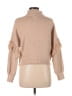 Happily Grey Tan Turtleneck Sweater Size XS - photo 2