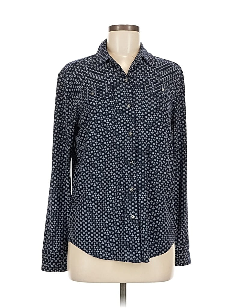 Pre-owned Polo Ralph Lauren Long Sleeve Button Down Shirt In Blue