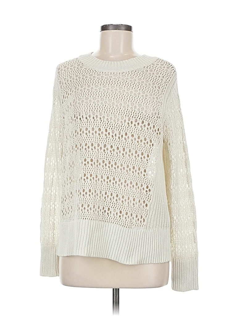 Pre-owned Haven Well Within Pullover Sweater In White