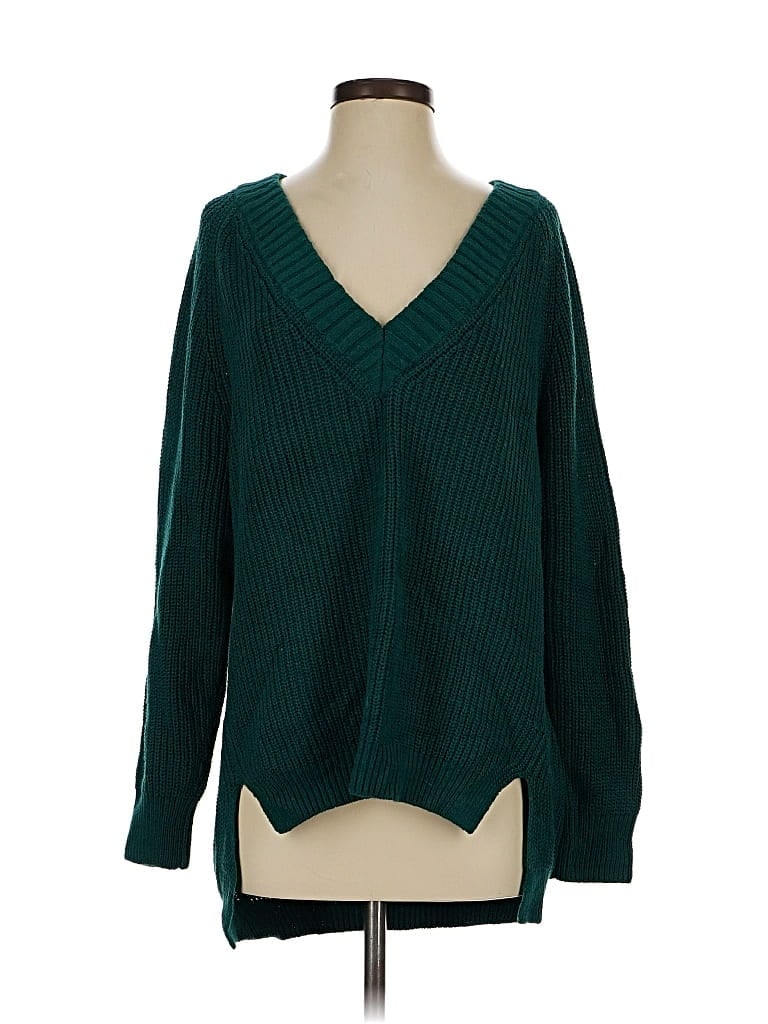 Pre-owned Express Pullover Sweater In Blue