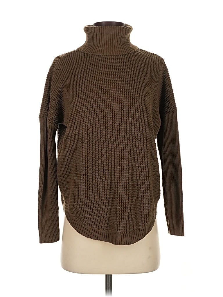 Pre-owned Michael Michael Kors Turtleneck Sweater In Brown