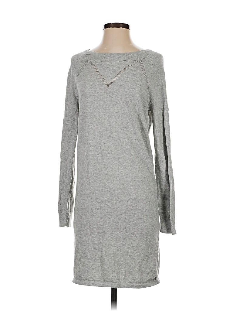 Pre-owned Roxy Casual Dress In Gray