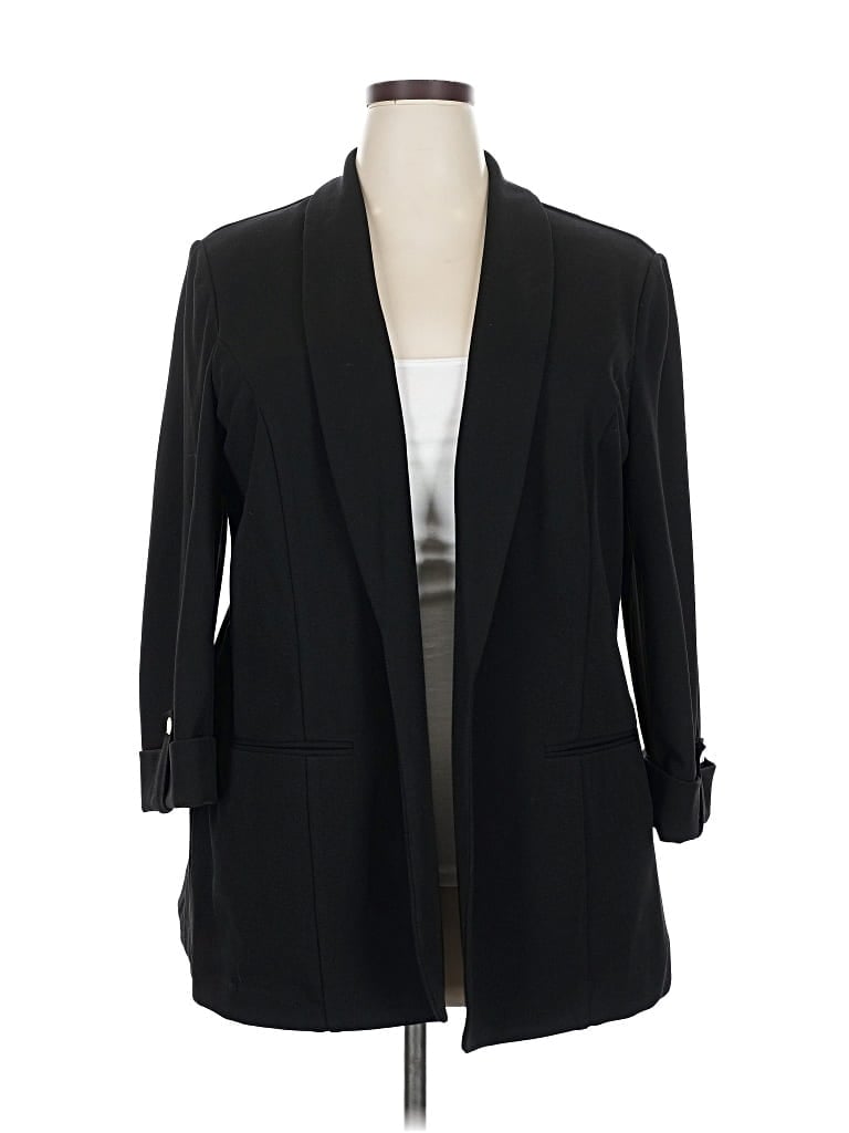 Anne Klein Blazer Jacket In Black